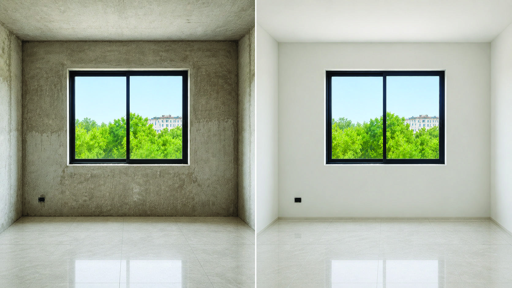 Wall Putty Application
